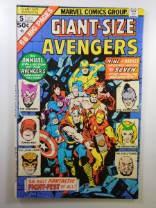 Giant-Size Avengers #5 (1975) VG/FN