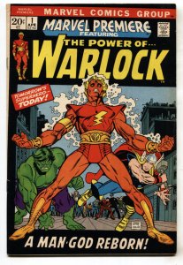 Marvel Premiere #1--1971--Warlock--Marvel--comic book--VF+