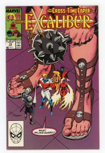 Excalibur #13 (1988 v1) Chris Claremont Alan Davis Captain Britain NM