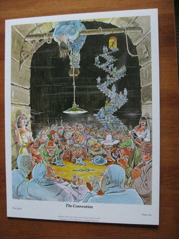 THE SPIRIT PORTFOLIO COLLECTORS PRESS SIGNED WILL EISNER 1977 COA