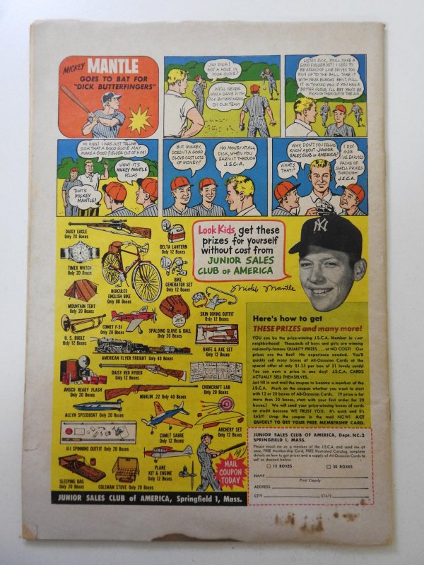 The Brave and the Bold #11 (1957) VG Condition moisture stain