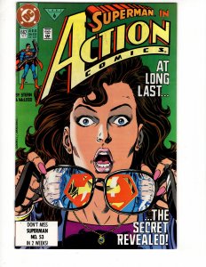 Action Comics #662 (VF+) AT LONG LAST...THE SECRET REVEALED !