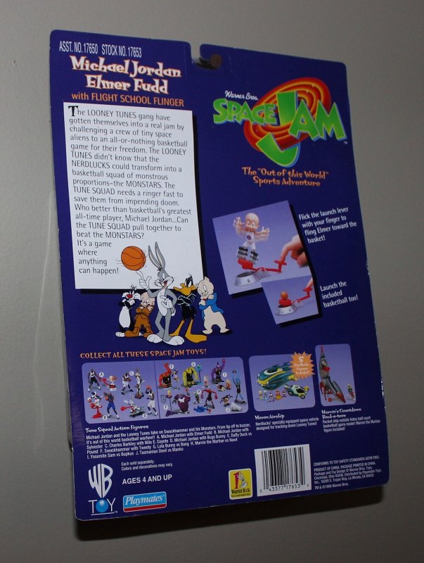 Michael Jordan Space Jam: Michael Jordan & Elmer Fudd Figure MOC  1996