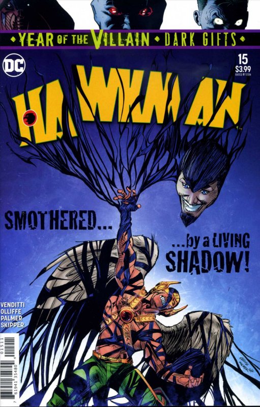 Hawkman (5th Series) #15 VF ; DC | Year of the Villain Dark Gifts