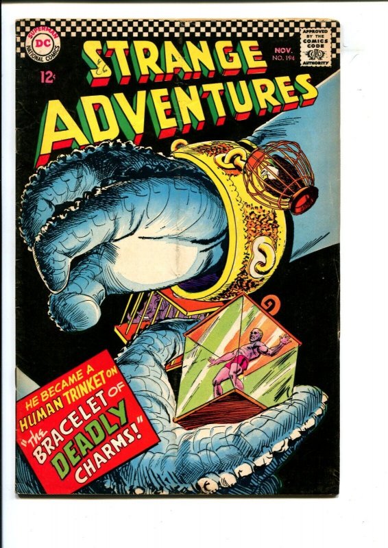 Strange Adventures #194 - Bracelet of Deadly Charms (5.5/6.0) 1966