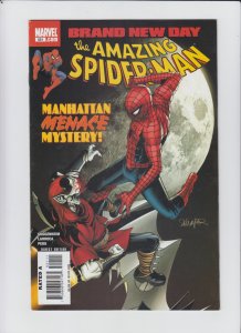 The Amazing Spider-Man #551 - Jackpot, Menace, Larocca Cover and Art (9.2) 2008