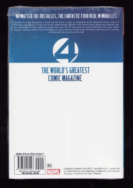 Jonathan Hickman's Fantastic Four HC Vol. 6 - Ryan Stegman Cover (9.2 ob) 2012