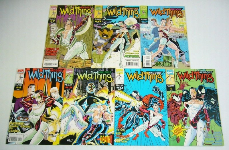 Nikki Doyle: Wild Thing #1-7 VF/NM complete series - venom/carnage - marvel UK