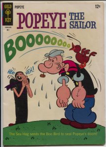 Popeye #80 1966-Gold Key-Sea Hag cover-Bud Sagendorf-FN/VF