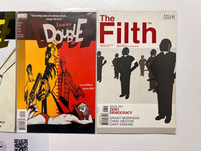 4 DC Comics The Filth # 7 15 + Johnny Double # 2 3 Superman Batman Robin 27 JS43