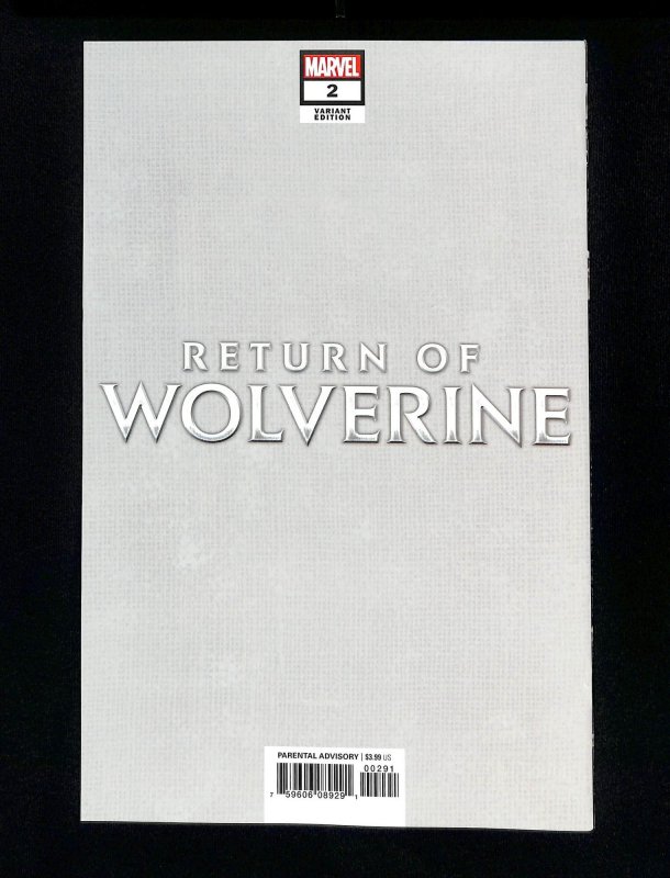 Return of Wolverine #2 McNiven NYCC PX Variant