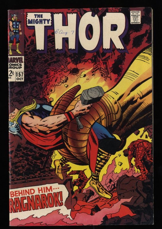 Thor #157 FN 6.0 Marvel Comics