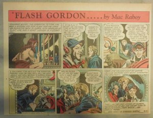 Flash Gordon Sunday Page by Mac Raboy from 8/30/1953 Half Page Size 