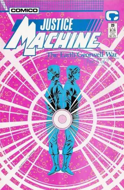 Justice Machine (1987 series) #23, NM + (Stock photo)