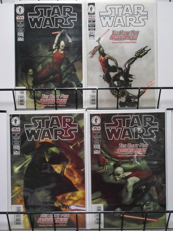 STAR WARS(Dark Horse,1998) #28-31 VF-NM The Hunt for Aurra Sing 1-4 Complete! 