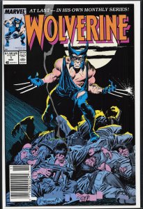 Wolverine #1 Newsstand Edition (1988) Wolverine [Key Issue]