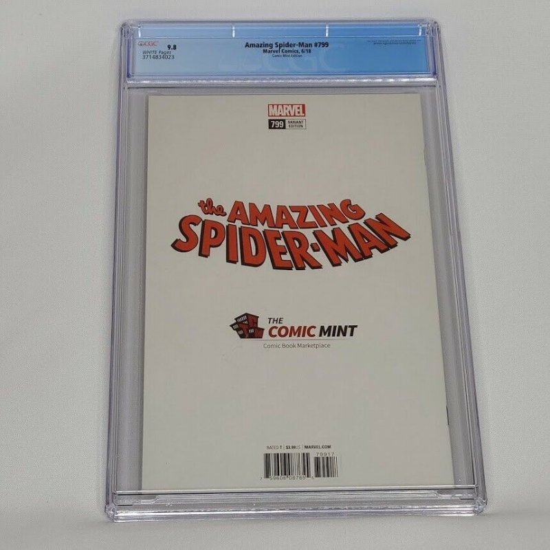 Amazing Spider-Man #799 Marvel 2018 CGC 9.8 Comic Mint Parrillo Variant LE 2700 