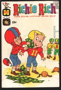 Richie Rich #100 1970-Harvey-Football game cover-100th issue-1st appearance o...