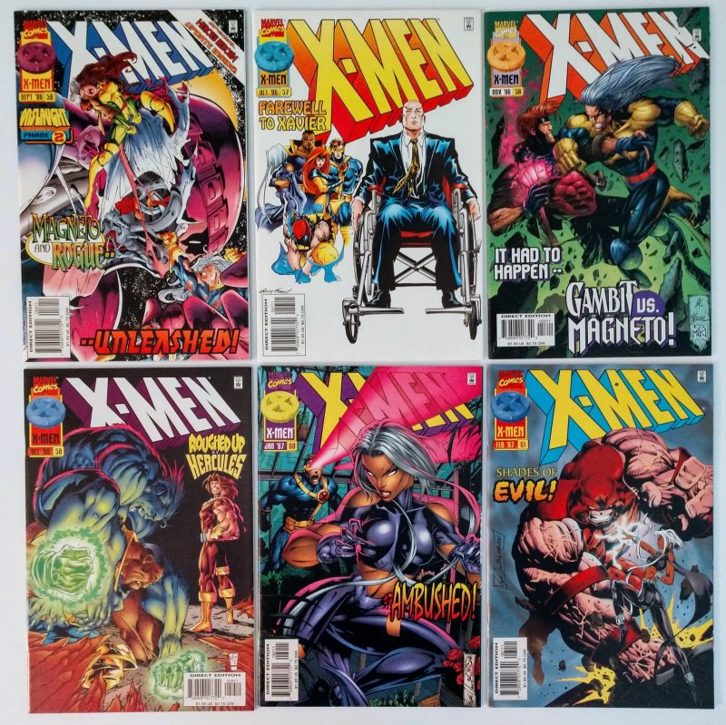 X-MEN V2 50-90, 1st App ONSLAUGHT & DR. CECILIA REYES, HIGH GRADE