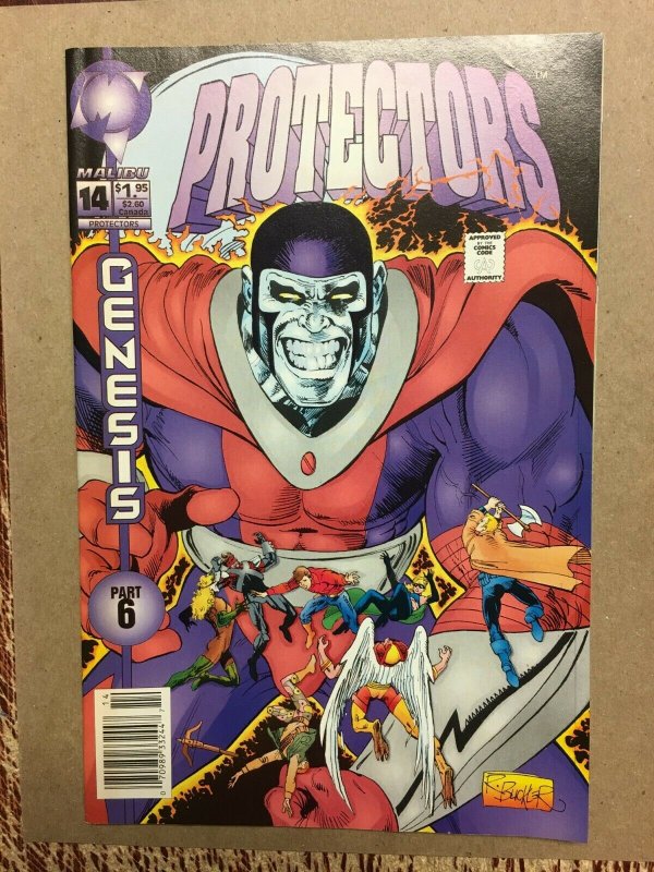 The Protectors # 14 Malibu Comic Book Genesis Mini Series Part 6 Marvel YY13
