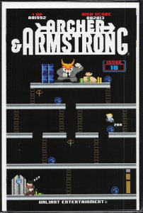 Archer and Armstrong #10 8-Bit Cover (2013) Archer