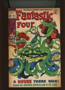 (1969) Fantastic Four #88: SILVER AGE! A HOUSE THERE WAS! (4.0)