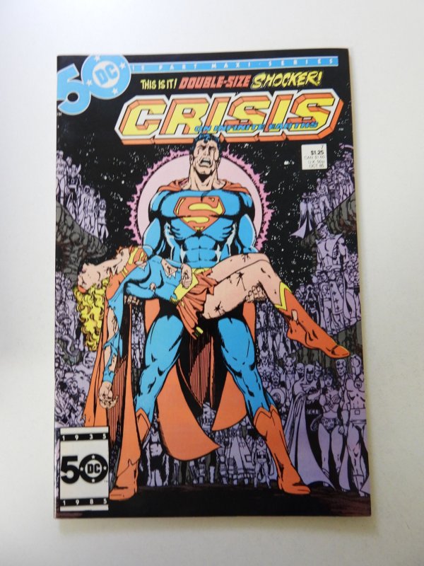 Crisis on Infinite Earths #7 (1985) Death of Supergirl VF condition