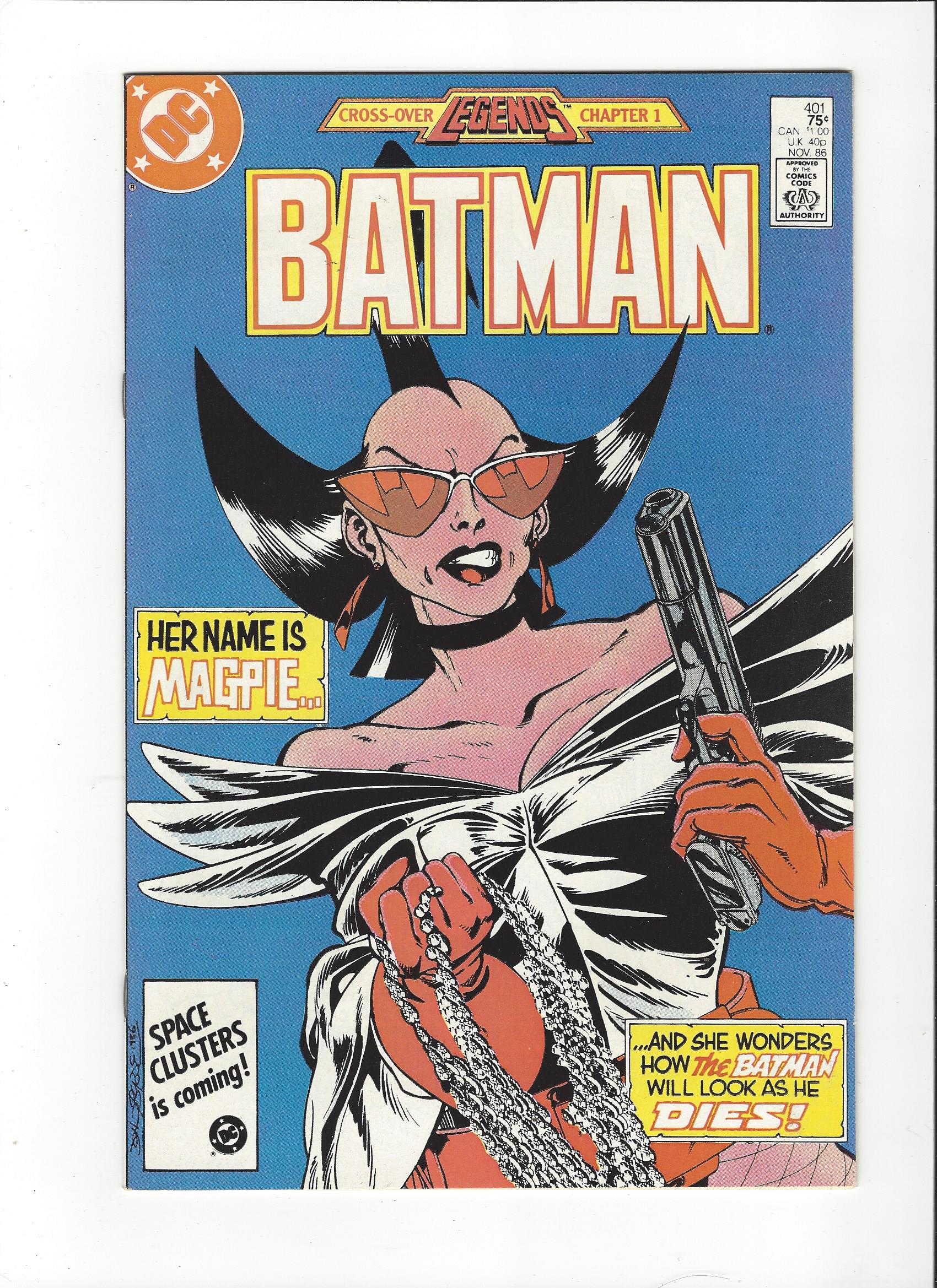 Batman #401 Legends Crossover 1st Magpie NM | Comic Books - Copper Age,  Marvel, Batman, Superhero / HipComic