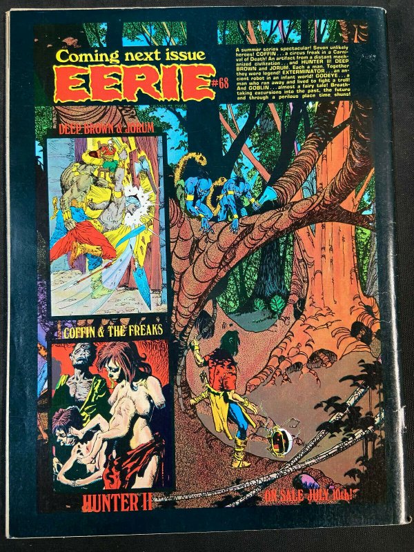 EERIE MAGAZINE #67 VF- 1975 WARREN PUBLISHING