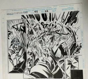 Amazing Spider-man 415 Original Art Pg 22 Mark Bagley 1/2 Splash Ben Reilly