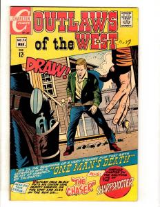 Lot Of 6 Outlaws Of The West Charlton Comic Books # 40 49 52 55 73 74 JL40