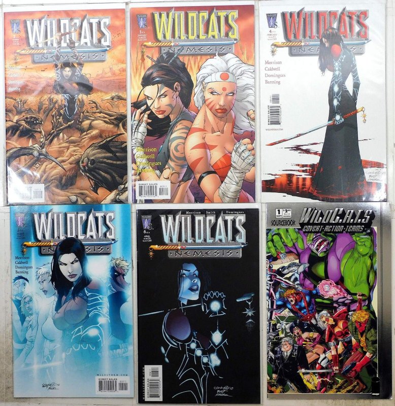 Wildcats: Nemesis Lot 6 #2, 3, 4, 5, 6, Sourcebook 1 2005 DC WildC.A.T.s Comics