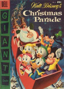 Walt Disney's Christmas Parade (Dell) #8 VG ; Dell | low grade comic 1956 Santa 