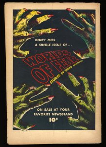 Worlds of Fear #3 VG+ 4.5 Pre-Code Horror! George Evans Cover!