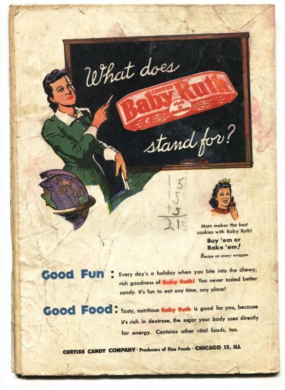 Ding Dong #4 1947-ME-Robert Robot cover & story-spanking panel-G