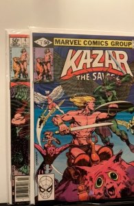 Lot of 2 Ka-Zar the Savage #3,4 (1981)