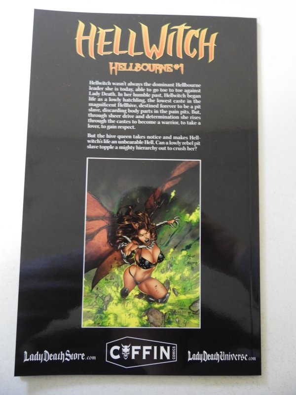 Hellwitch: Hellbourne #1 Risqué Gaatha Edition Signed w/coa NM- Cond