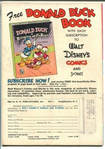 WALT DISNEY'S COMICS AND STORIES #139 1952-MICKEY-DONALD-CARL BARKS-vg/fn