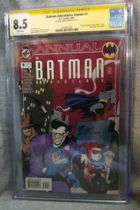 Batman Adventures Annual #1 CGC 8.5 BRUCE TIMM SIGNED FIRST Roxy Rocket 