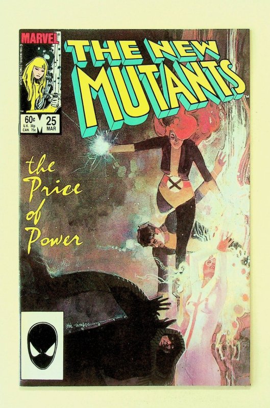 The New Mutants #25 Marvel Bill Sienkiewicz Direct Edition 1985