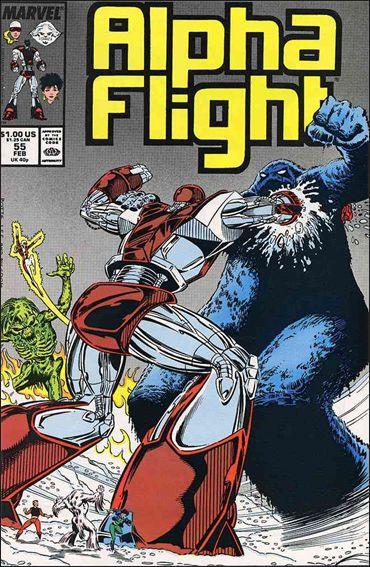 Marvel ALPHA FLIGHT (1983 Series) #55 FN/VF