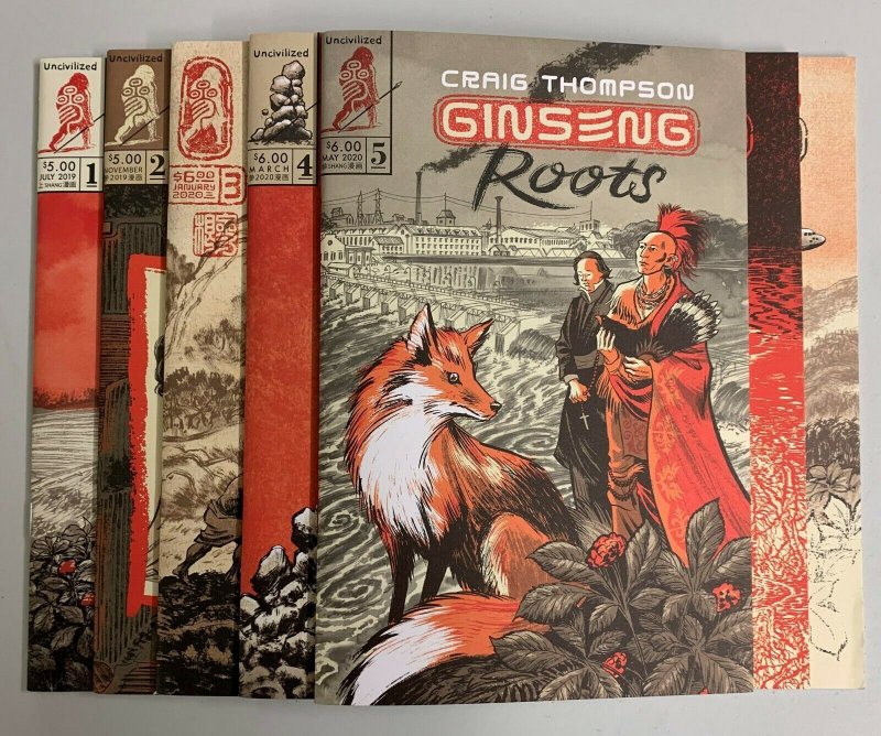 Ginseng Roots #1-7 Set (Uncivilized Comics 2019) Craig Thompson (9.2+)