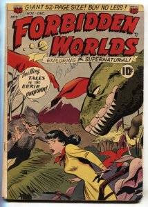 Forbidden Worlds #3 --1951--pre-code horror-- Lair of Vampire --comic book