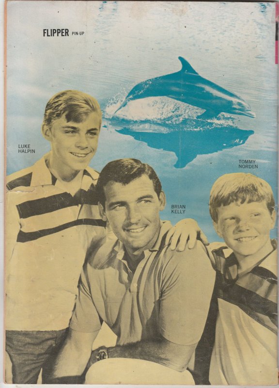 Flipper #2 Mid-Grade VG/FN 1960's TV Show, Rare 2nd issue!  Photo cover ...