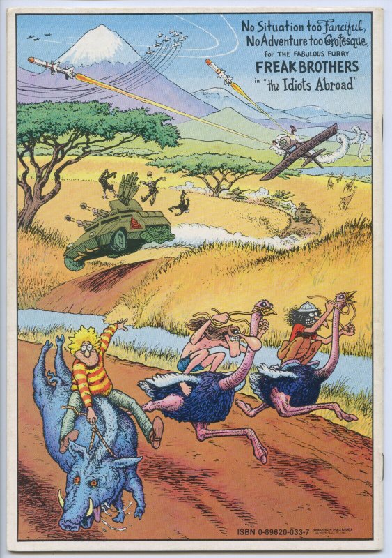 FREAK BROTHERS #9 - 4.0, OW-W - Comix - 1st printing