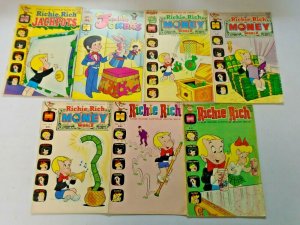 Early Bronze Age Harvey Richie Rich 20¢ Covers Comic Lot 21 Different Avg 5.0 