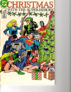 Lot Of 2 DC Comic Book Christmas With Super-Heroes #1 and Tailgunner Jo #1 AH12