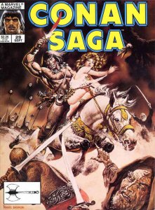 Conan Saga #29 FN ; Marvel |