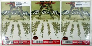 Punisher Lot 3 #19 x3 2015 Marvel 9.4 10th Series Secret Wars Last Days Comics