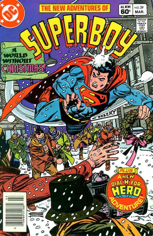 New Adventures of Superboy, The #39 VF ; DC | Christmas Dial H For Hero